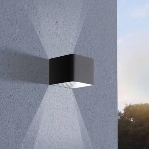 LED-Außenwandleuchte Doninni 1, Up&Down, schwarz