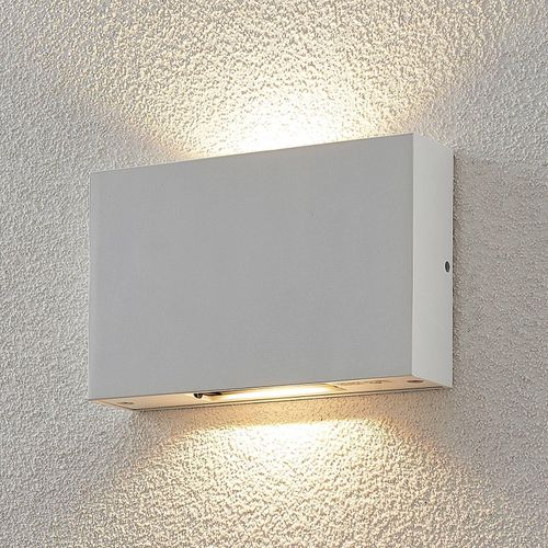 LED-Außenwandleuchte Katla aus Aluminium