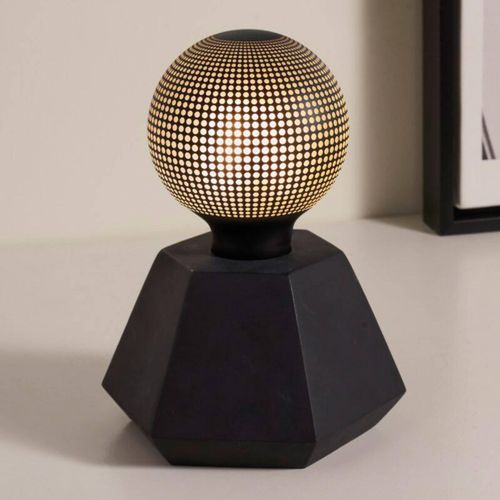Pauleen Black Flare Dekoleuchte Beton schwarz