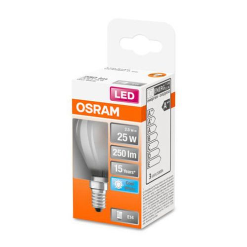 OSRAM Classic P LED-Lampe E14 2,5W 4.000K matt