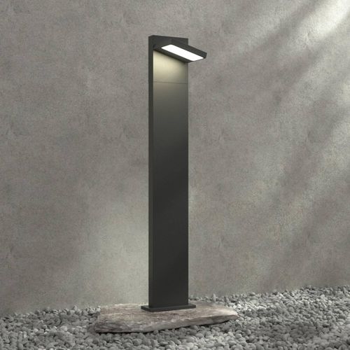 Lucande LED-Pollerleuchte Silvan, 100 cm, anthrazit, Metall