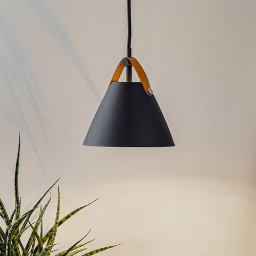 Hängeleuchte Strap, Ø 16,5 cm, schwarz