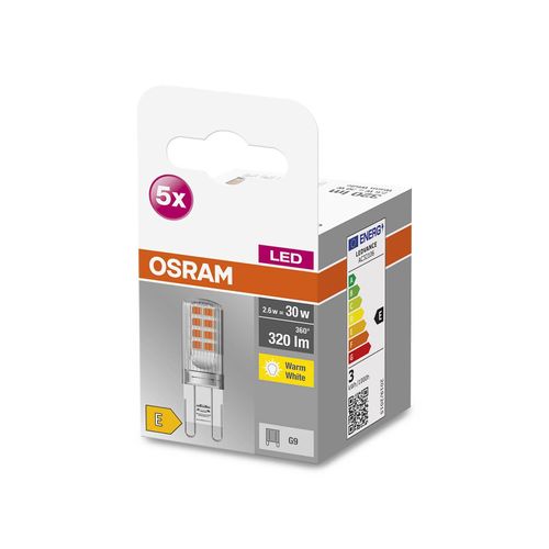 OSRAM Base PIN LED-Stiftsockel G9 2,6W 320lm 5er