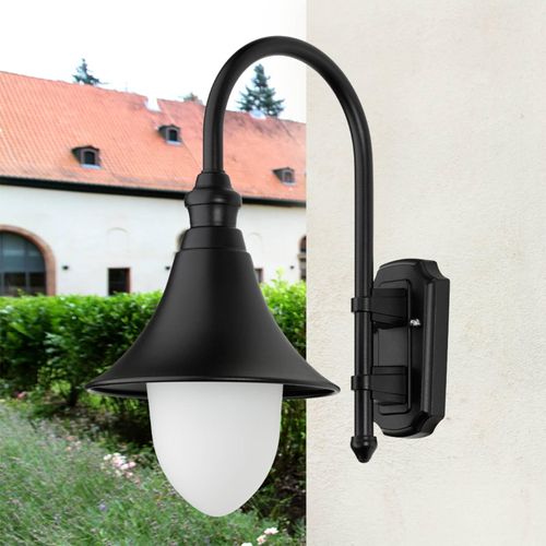 Außenwandleuchte Miranda, schwarz