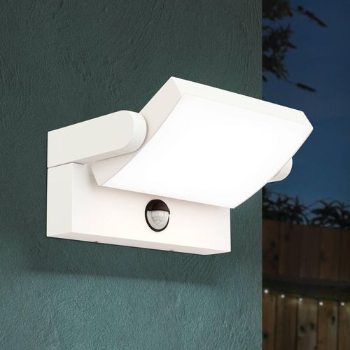 LED-Außenwandleuchte Ginger mit Sensor, weiß, IP54