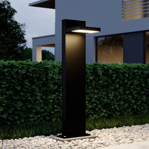 Lucande LED-Pollerleuchte Silvan, 65 cm, anthrazit, Metall
