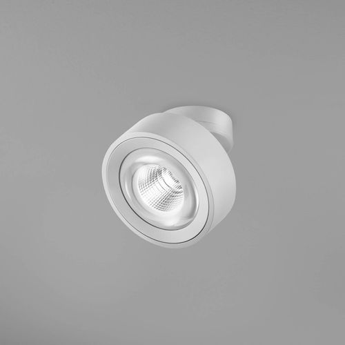 Egger DLS LED-Spot Clippo Optic, weiß/weiß, Ø 12 cm, DTW