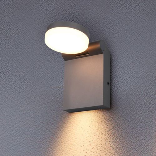 LED-Außenwandleuchte Adour, anthrazit, kippbar, CCT, IP44