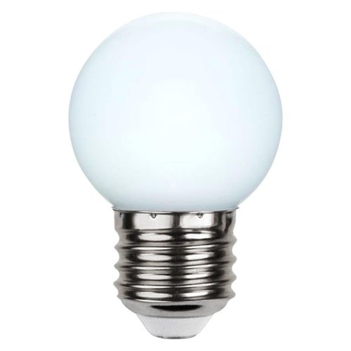 LED-Lampe E27 G45 für Lichterketten, weiß 6.500K