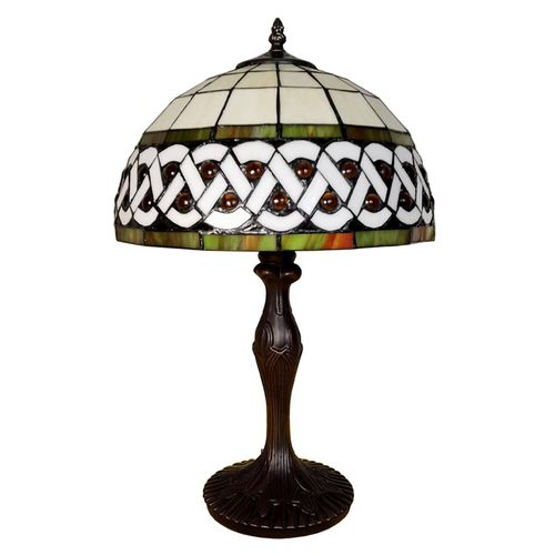 Tischlampe 5LL-6153, Ø 31 cm, Tiffany-Stil