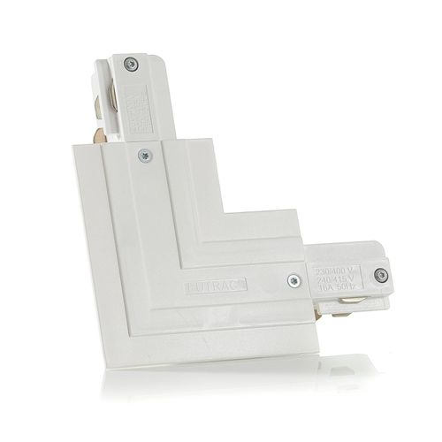 Eutrac L-Verbinder Schutzleiter innen, weiß