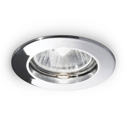 Deckeneinbaulampe Jazz, rund, GU10, chrom