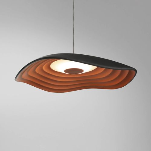 Bover LED-Hängeleuchte Valentina S24 schwarz/kupferfarben