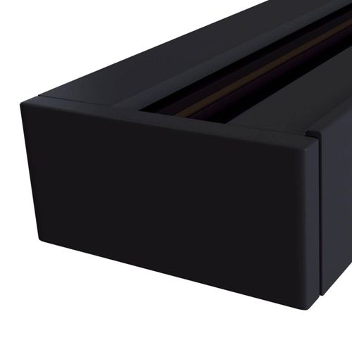 1-Phasen Schiene Track in Schwarz, 200 cm