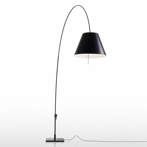 Luceplan Lady Costanza Bogenlampe, schwarz, dimmbar