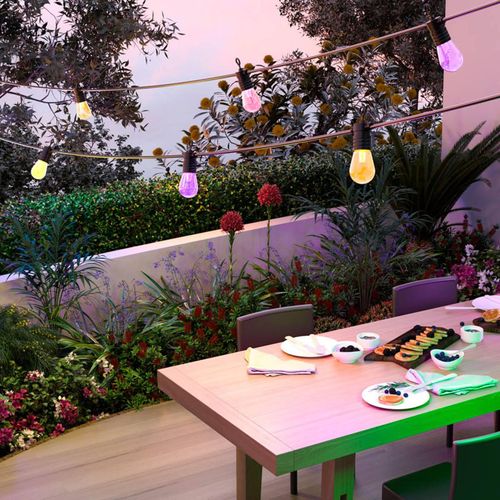 Calex Smart Outdoor Partystring Lichterkette, RGBW