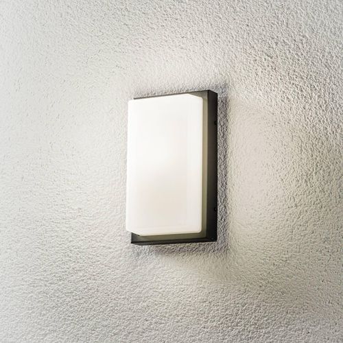Außenwandlampe Babett E27 mit Sensor graphit