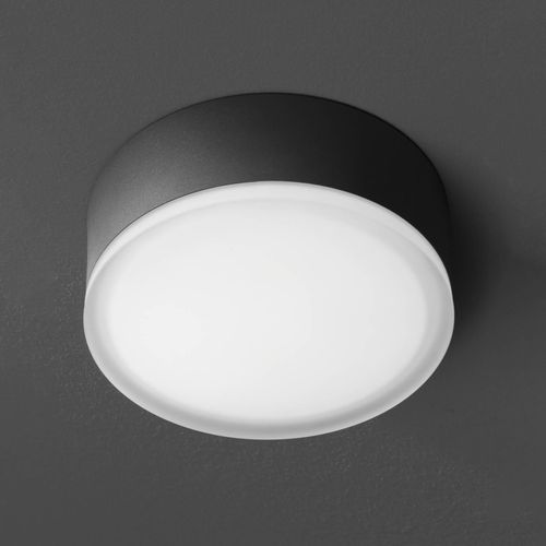 LED-Deckenleuchte 1421 für außen, graphit Ø 20,5cm