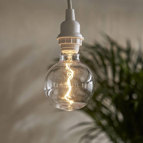 LED-Globe G95 E27 1W 2.200K mit Filament-Optik