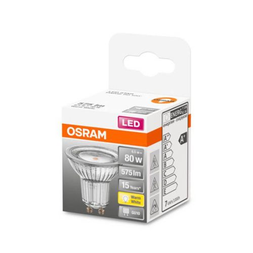 OSRAM LED-Reflektor GU10 6,9W warmweiß 120°
