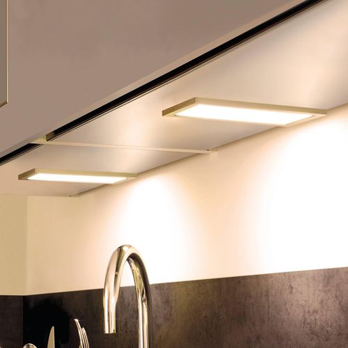 LED-Unterbaulampe Sky Dimmer 2er 3.000K edelstahl