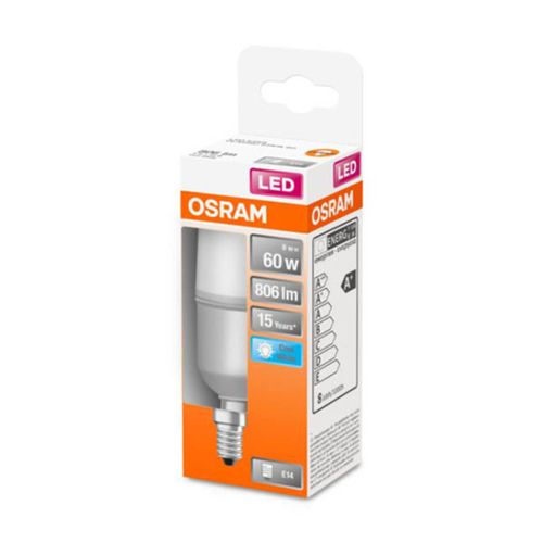OSRAM LED-Lampe E14 8W Classic Stick 4.000K matt