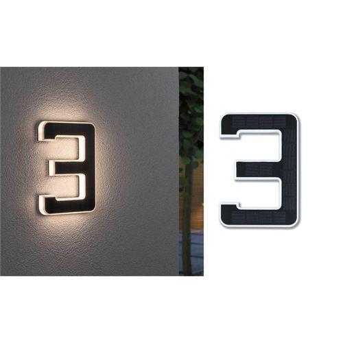 Paulmann LED-Solar-Hausnummer 3