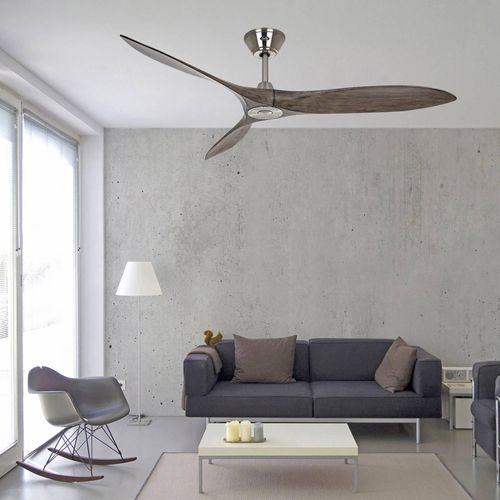 Deckenventilator Eco Airscrew 152 cm chrom