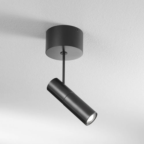 Egger DLS LED-Spot Zooom XL, Aufbau, 3.000K, schwarz