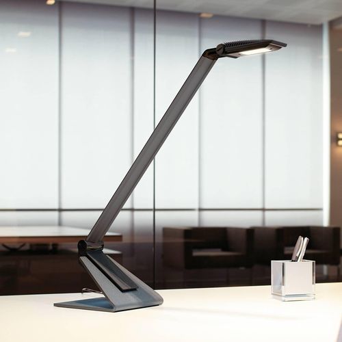 LED-Schreibtischleuchte MAULsolaris, anthrazit, Höhe 64 cm