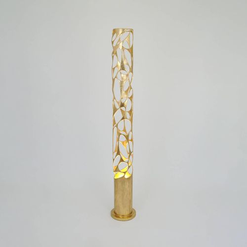 Stehleuchte Talismano, goldfarben, Höhe 176 cm, Eisen