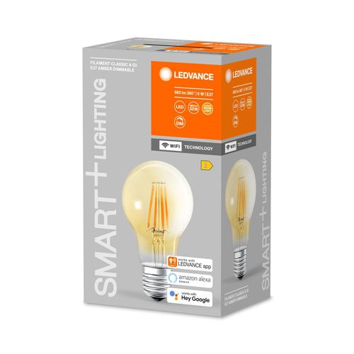 LEDVANCE SMART+ WiFi E27 6W Classic gold 2.400K