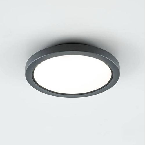 EVN Tectum LED-Außendeckenleuchte rund mit Glas