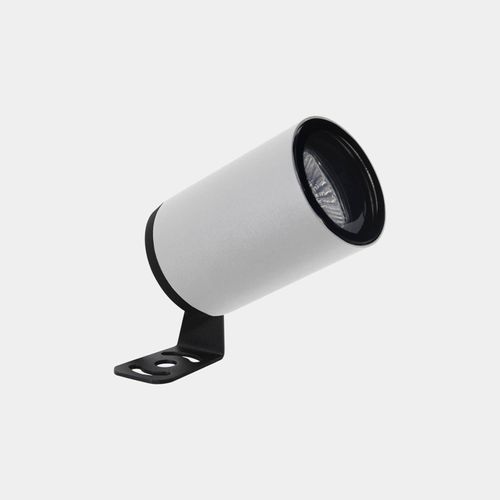 LEDS-C4 Außenstrahler Eko, weiß, Höhe 15,7 cm, Aluminium