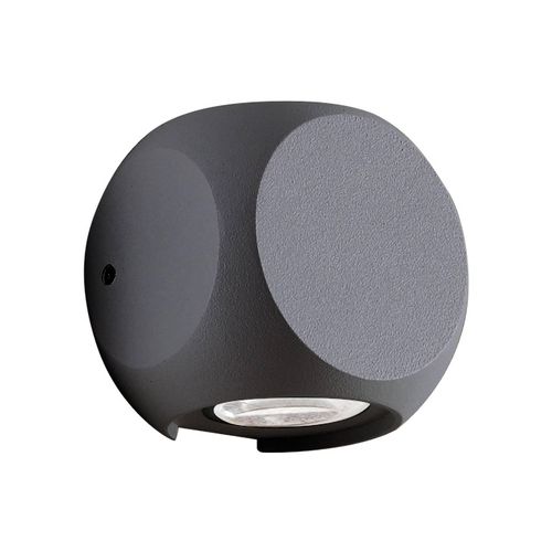 LED-Außenwandleuchte Ballito, Up-/Downlight, grau
