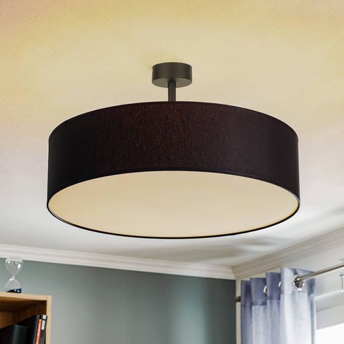 Deckenleuchte Rondo mit Abstand, dunkelgrau Ø 60cm