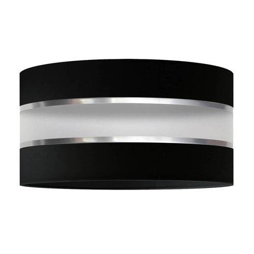 Lampenschirm Helen E27 Ø40/Höhe20cm schwarz/silber