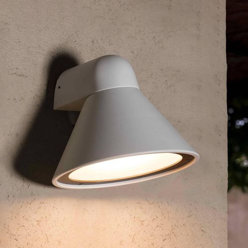 Außenwandleuchte Pals, IP65 weiß matt