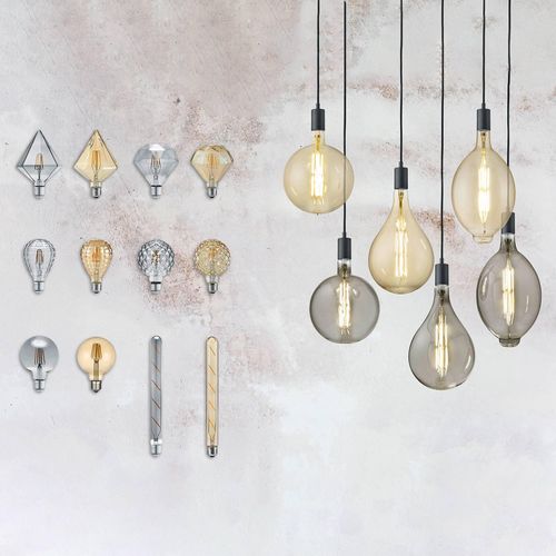LED-Lampe E27 4W 2.700K Diamant amber