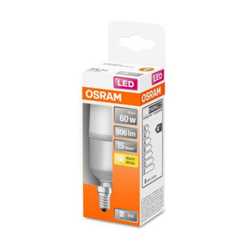 OSRAM LED-Lampe Classic Stick matt E14 8,5W 2.700K