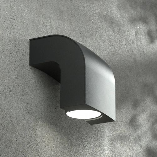 Außenwandleuchte KLAMP, Höhe 13 cm, einflammig