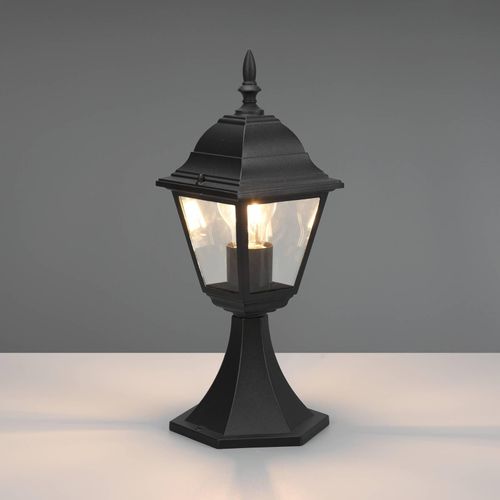 Sockelleuchte Livenza, schwarz, Höhe 39 cm, Aluminium, IP44