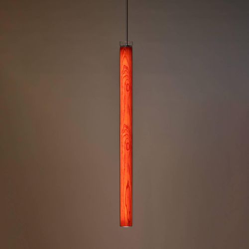 LZF Estela SV LED-Pendellampe, 90 cm, kirschbaum