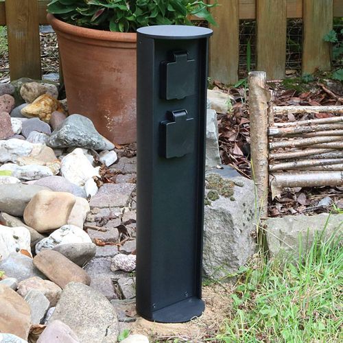 Steckdosensäule Socket, 2 Anschlüsse, max. 3.500 W