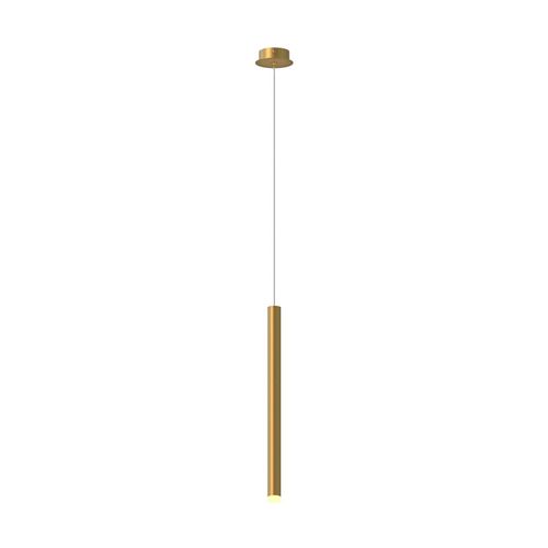 LED-Hängeleuchte Cala, Aluminium, goldfarben