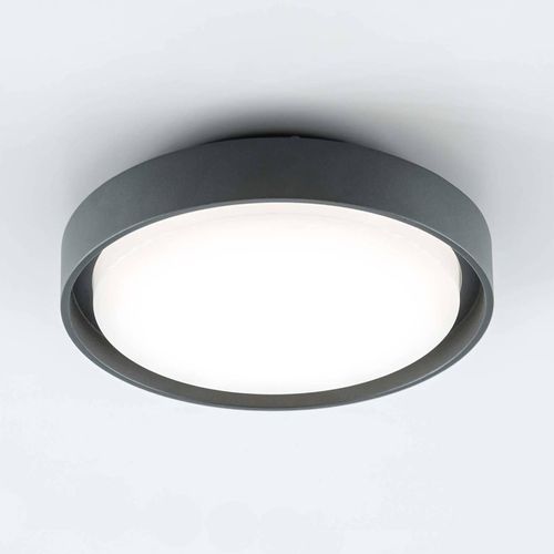 EVN LED-Außendeckenleuchte Tectum, anthrazit, Ø 25 cm