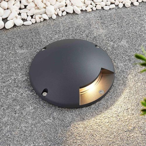 Lindby LED-Bodenstrahler Cormac, 1-flammig, Ø 21 cm, IP67