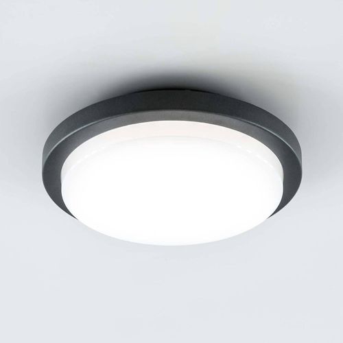 EVN Tectum LED-Außendeckenleuchte rund, Ø 24,6 cm