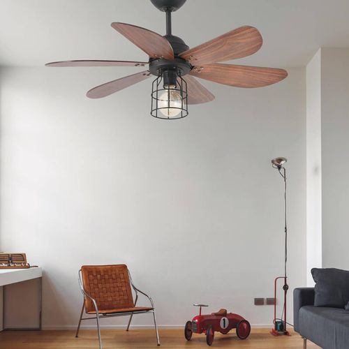 Leuchte in Käfig-Optik - Deckenventilator Chicago
