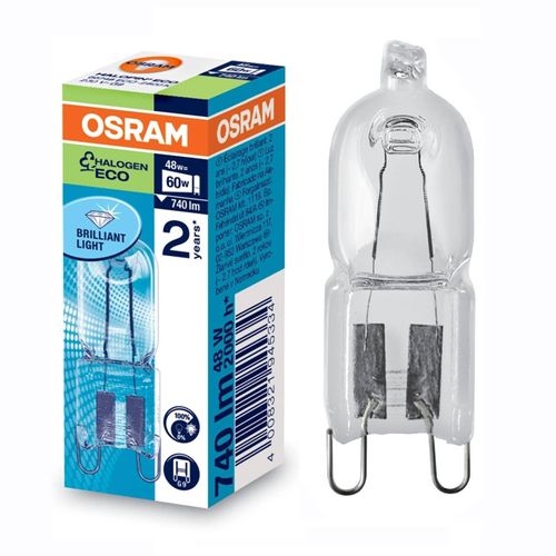 Halogen-Stiftlampe Halopin G9 20W klar 2.000 h
